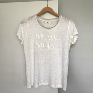 MADEWELL Modern Linen New York Tee